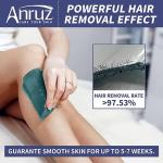ANRUZ Waxing Kit with Silicone Bowl and Accessories