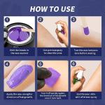 ANRUZ Waxing Kit with Silicone Bowl and Accessories