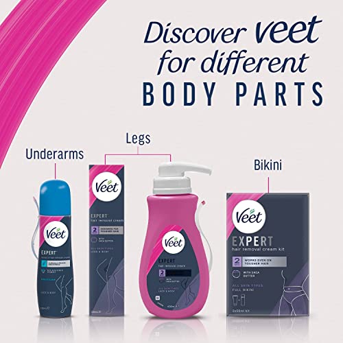 Veet Expert Hair Removal Cream Kit with Shea Butter