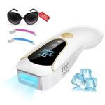 LUBEX Painless IPL Hair Removal Device with Cooling