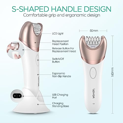 VOYOR 3-in-1 Cordless Epilator and Shaver