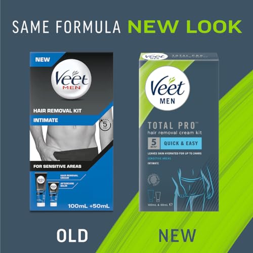 Veet Men's Intimate Hair Removal Kit with Balm