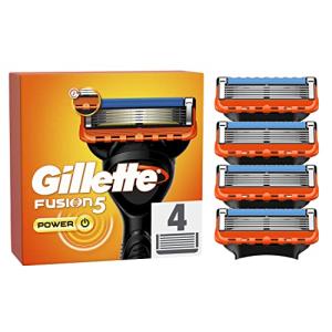 Gillette Fusion5 Power Razor Blade Refills, 4 Pack