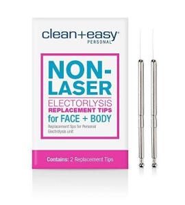 Clean + Easy Personal Electrolysis Hair Removal Device