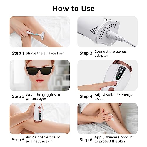 McBazel IPL Hair Removal Device with Ice Cooling