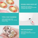 VOGOE Women's Waterproof Electric Shaver and Trimmer