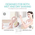 VOGOE Women's Waterproof Electric Shaver and Trimmer