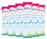 Veet Sensitive Skin Hair Removal Cream 200ml 6-Pack