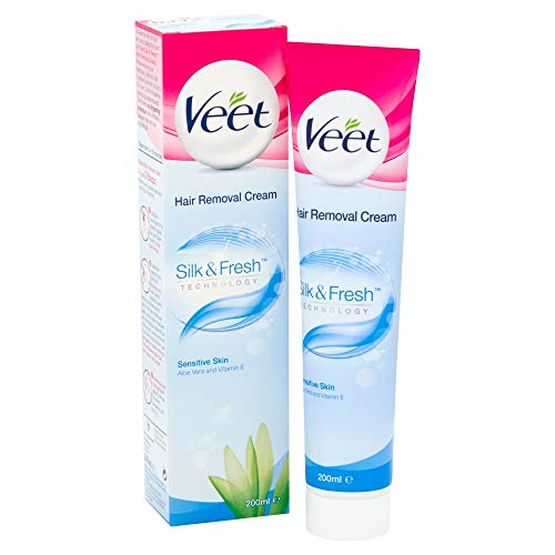 Veet Sensitive Skin Hair Removal Cream 200ml 6-Pack