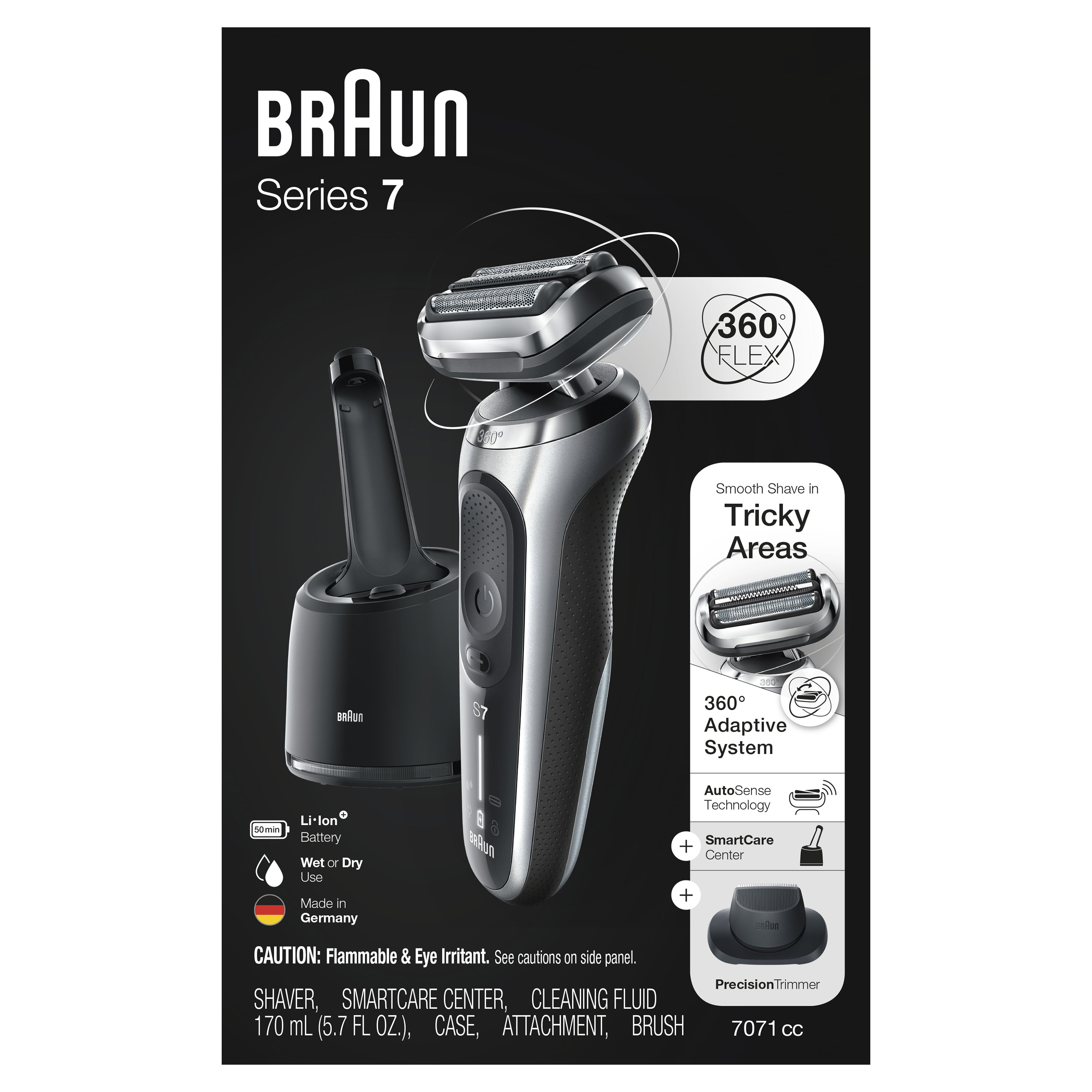 Braun Series 7 Flex Electric Razor for Men