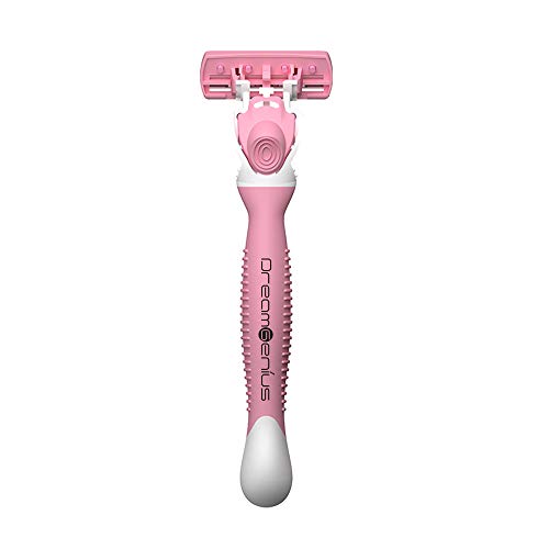 DreamGenius 6-Blade Women's Razor Set, Pink