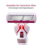 DreamGenius 6-Blade Women's Razor Set, Pink