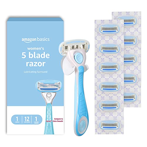 5-Blade Razor Set for Women with Shower Hanger