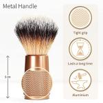 Vegan Rose Gold Shaving Brush for Women