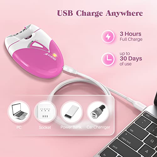 Cordless Facial Epilator with LED Light