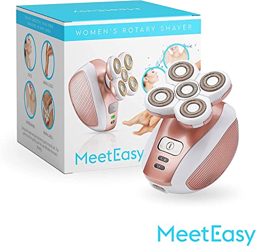 Meeteasy Rechargeable Electric Shaver for Women