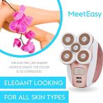 Meeteasy Rechargeable Electric Shaver for Women