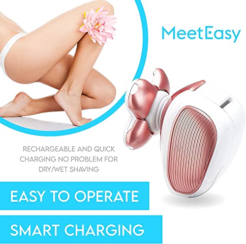 Meeteasy Rechargeable Electric Shaver for Women