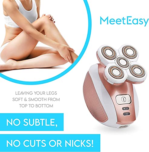 Meeteasy Rechargeable Electric Shaver for Women