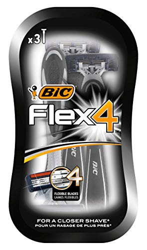 BIC Flex 4 Comfort Razor Set for Sensitive Skin