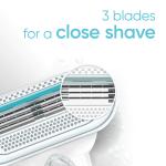 Venus Smooth Sensitive Razor Handle and 2 Blades