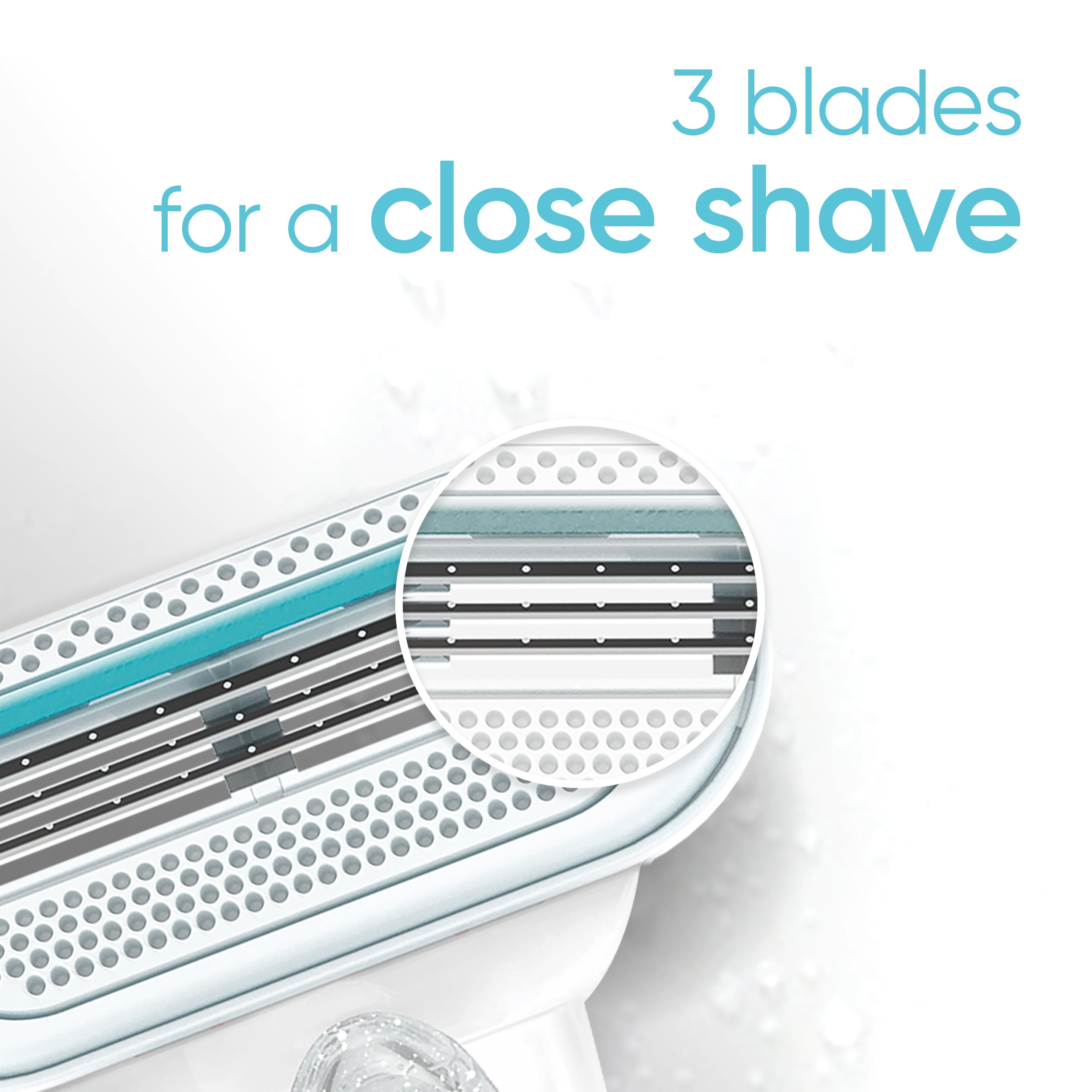 Venus Smooth Sensitive Razor Handle and 2 Blades