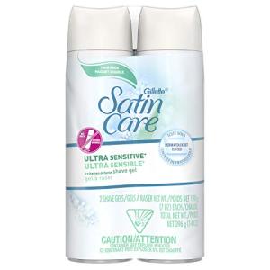 Satin Care Shave Gel for Women, 2 Pack