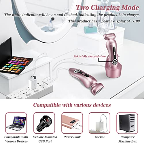 Women's Electric Razor for Legs and Bikini Trim