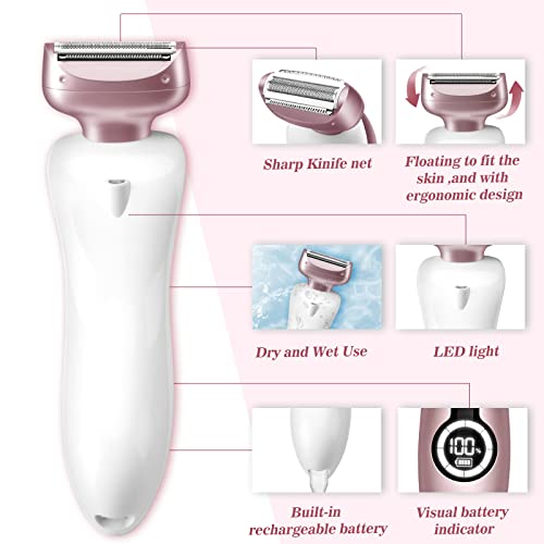 Women's Electric Razor for Legs and Bikini Trim
