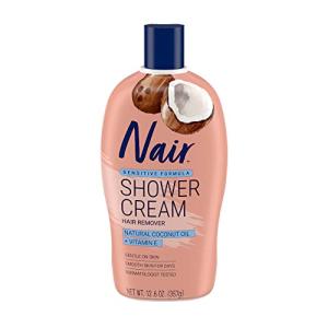 Nair Shower Power Sensitive Coconut Oil Hair Remover