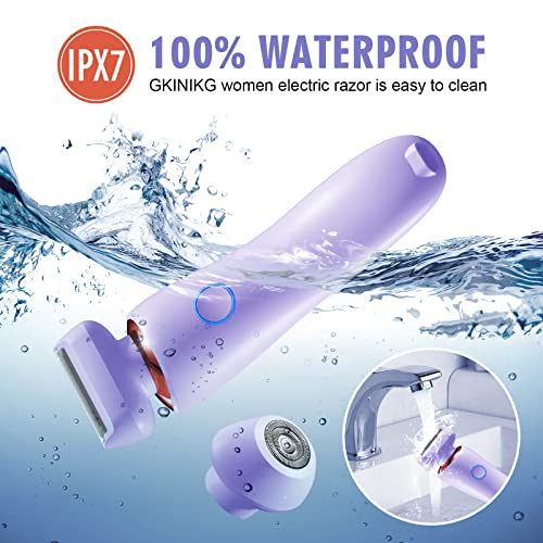 2-in-1 Electric Razor and Bikini Trimmer for Women