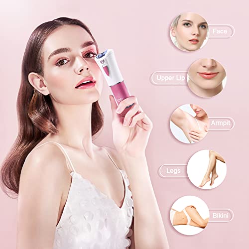 Portable Smooth Glide Facial Hair Epilator and Shaver