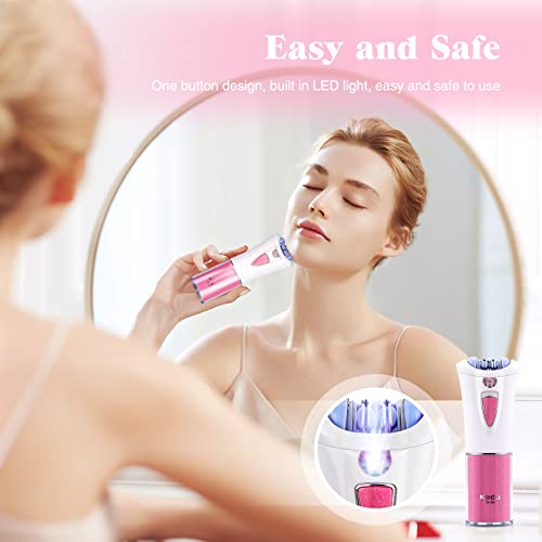 Portable Smooth Glide Facial Hair Epilator and Shaver