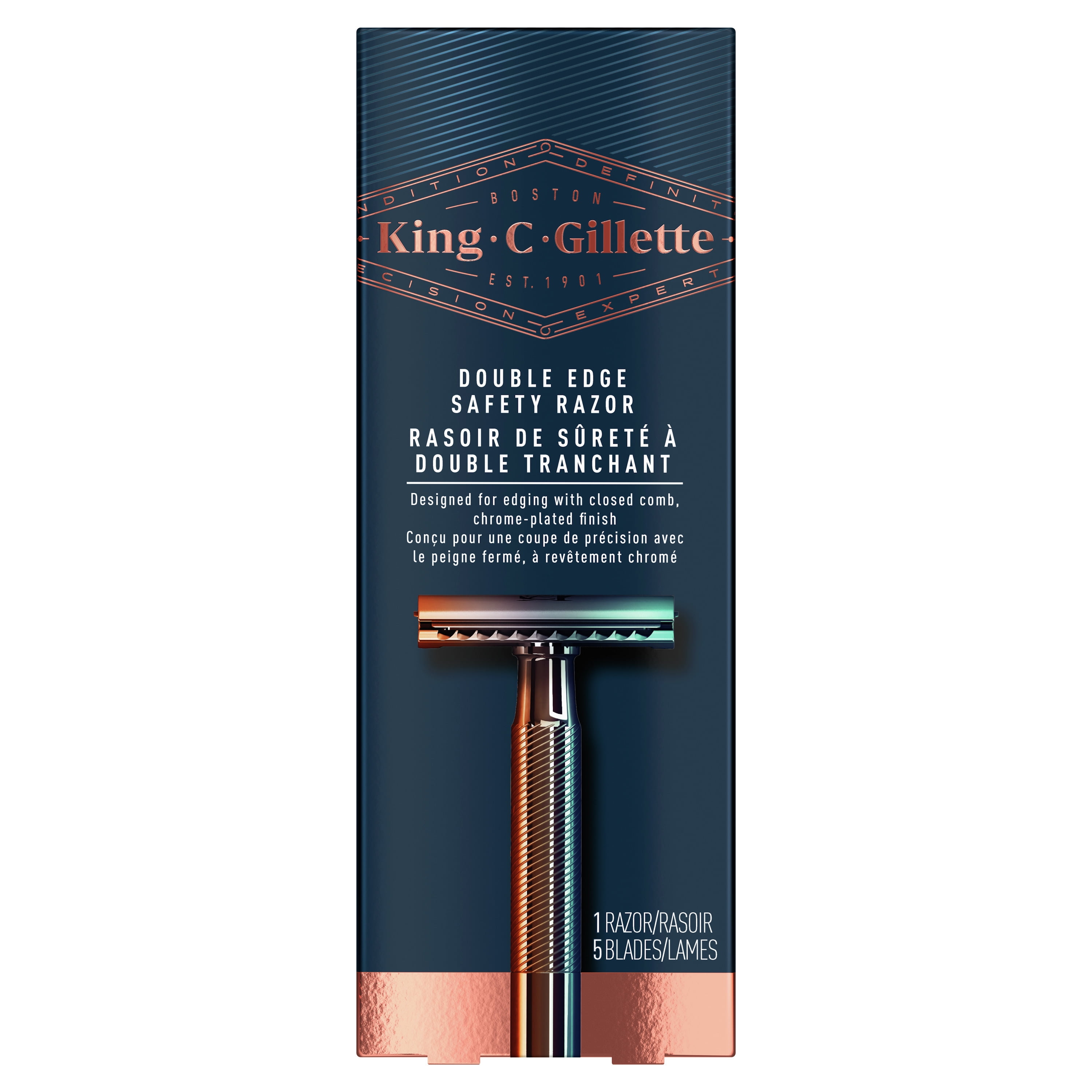 King C. Gillette Double Edge Safety Razor Set