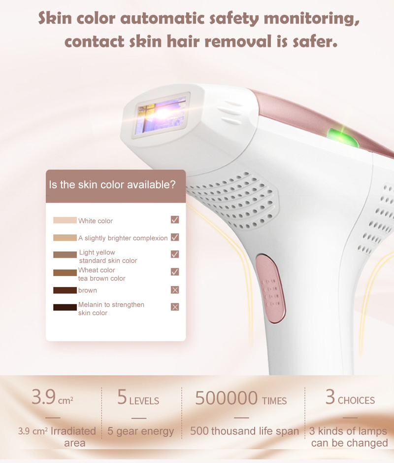 Mlay T3 IPL Hair Removal Device for Women