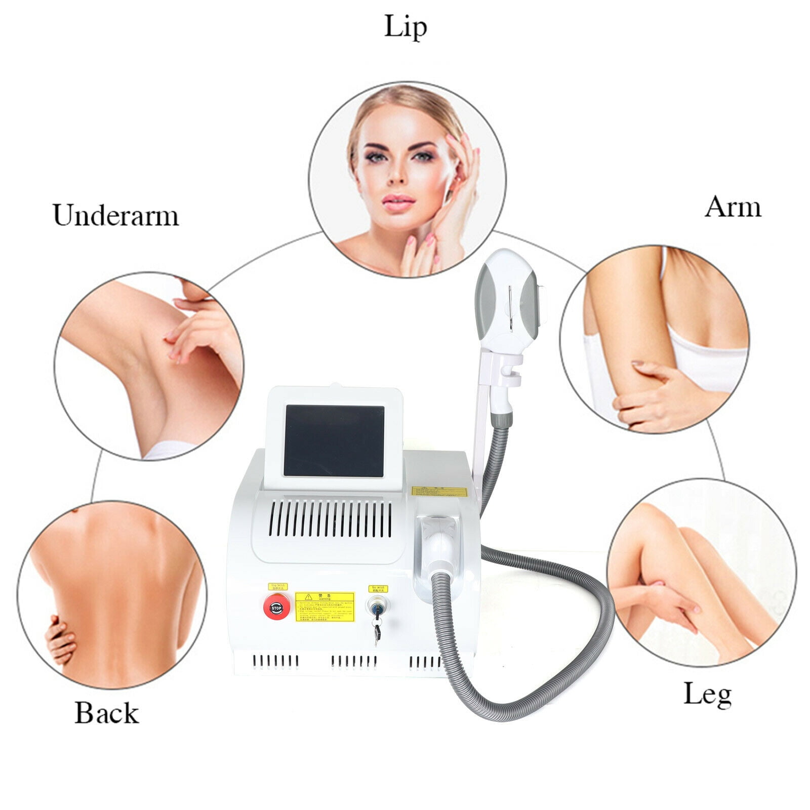 OUKANING Electric Shaving Machine with Laser Hair Removal