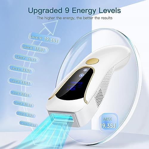 Painless IPL Hair Removal Device with Cooling System