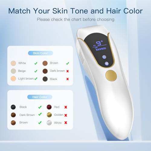 Painless IPL Hair Removal Device with Cooling System