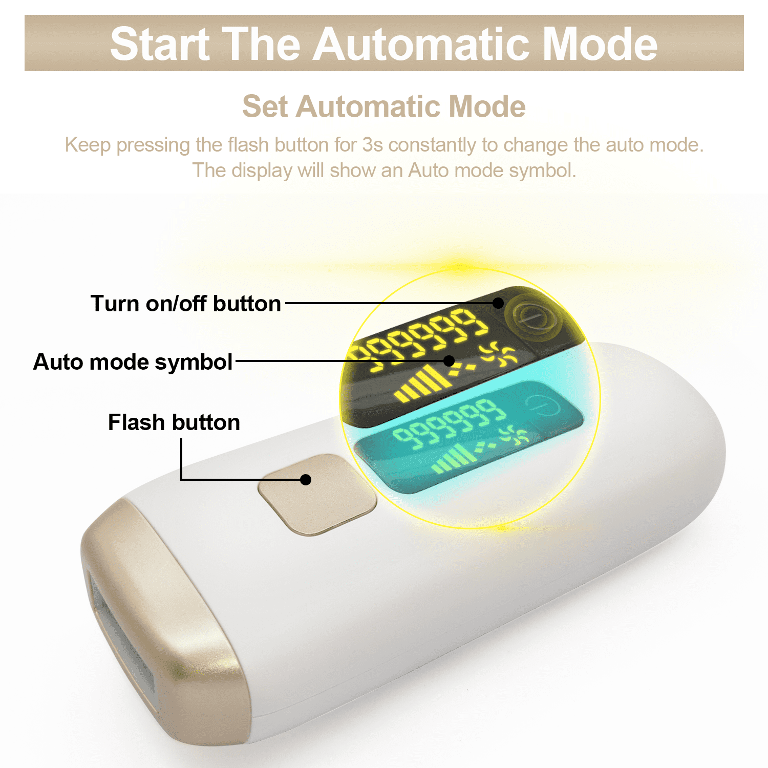 TUMAKOU IPL Hair Removal Device for Smooth Skin