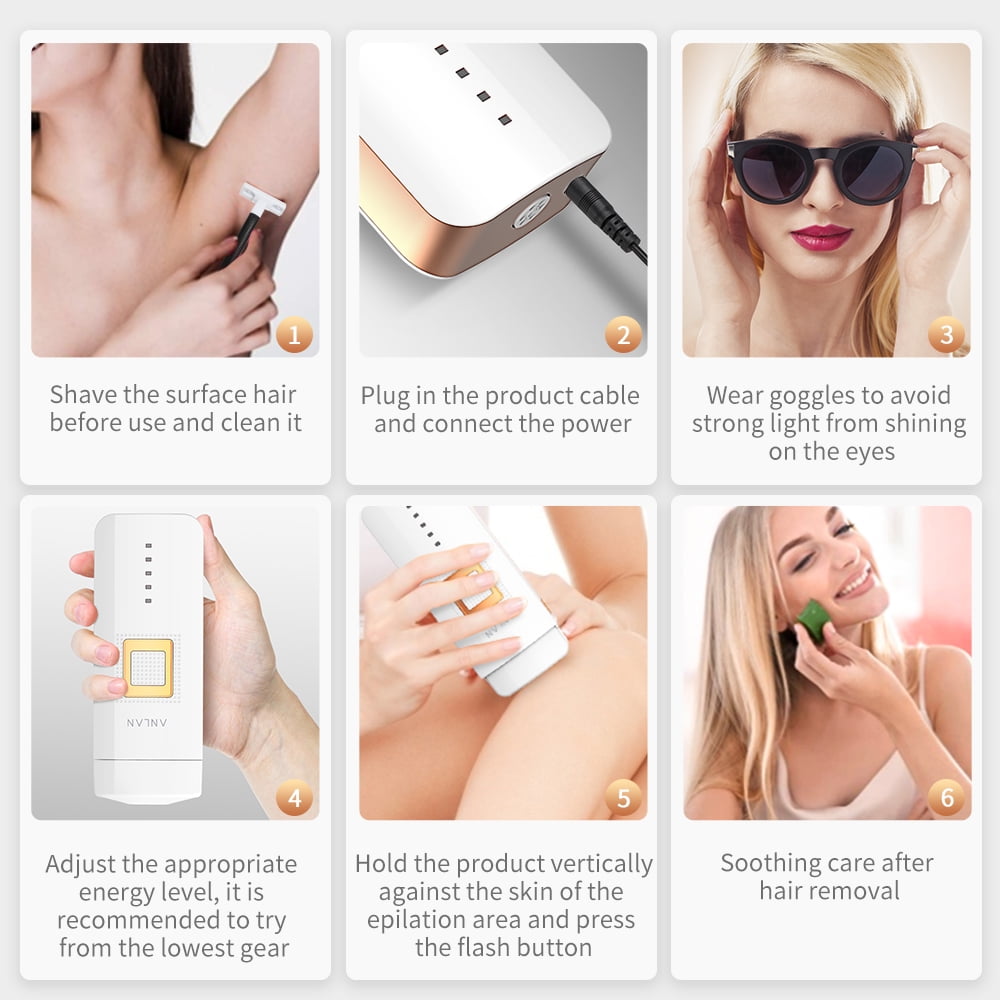 ANLAN Handheld Laser Hair Removal Device