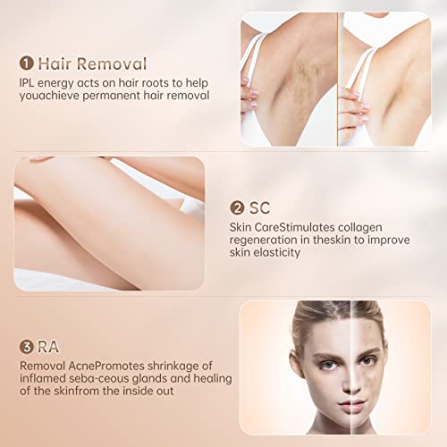 3-in-1 IPL Hair Removal Device for Smooth Skin
