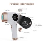 Painless IPL Laser Hair Removal Device with 999,900 Flashes