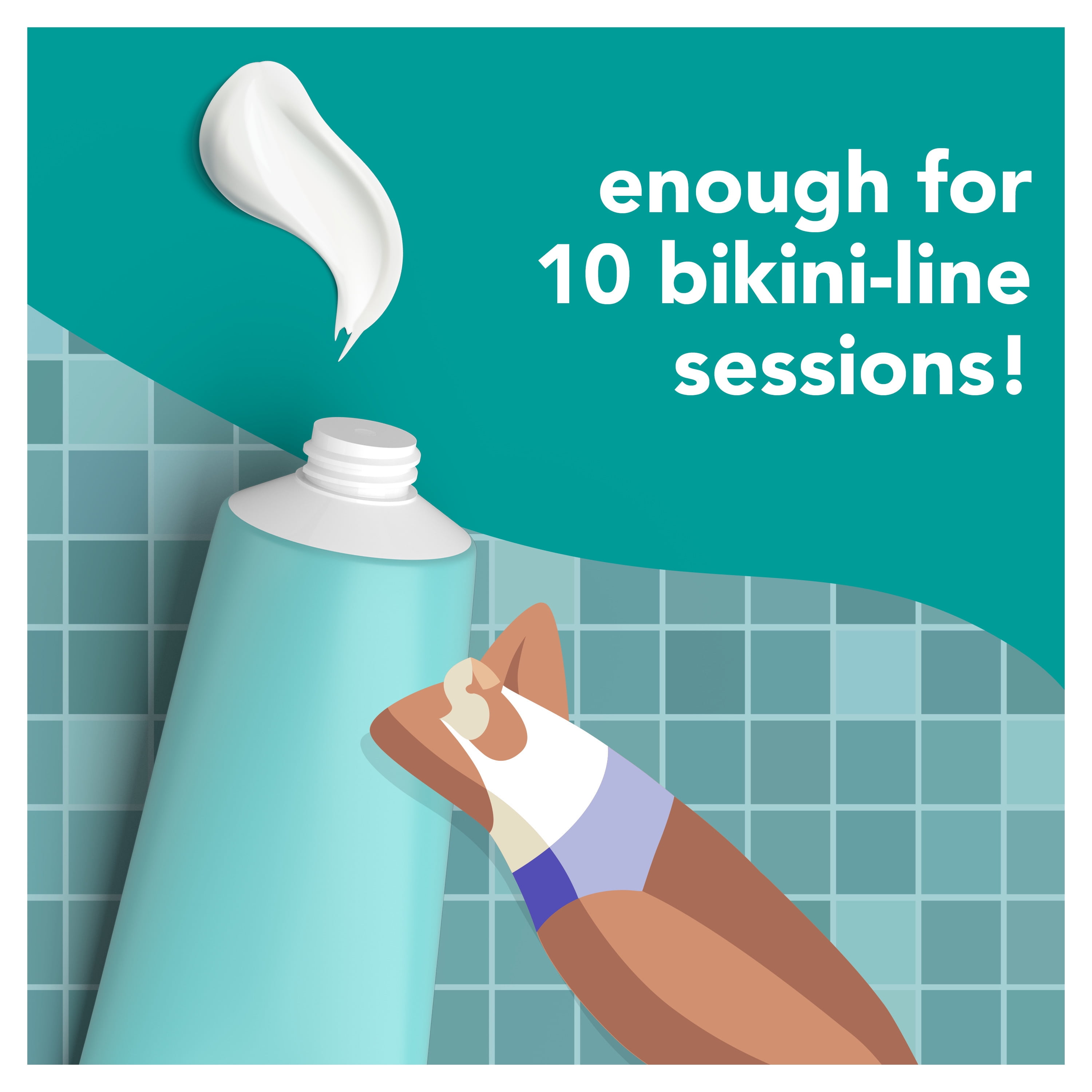 Glee Women's Body Hair Removal Cream - Honey Melon