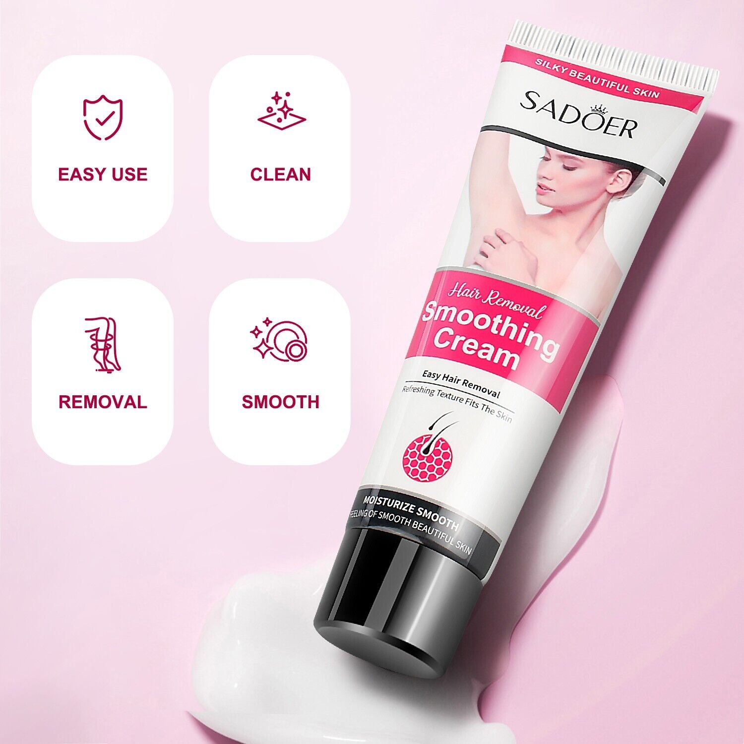 Gentle Hair Removal Cream for Smooth Skin