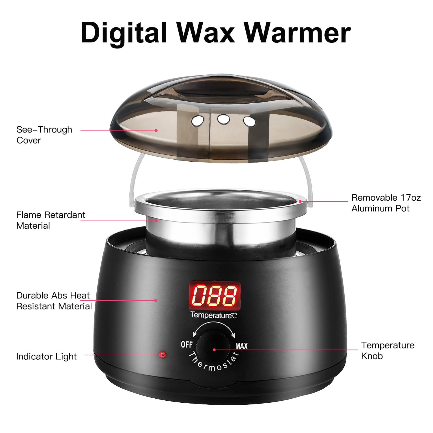 Zacro Waxing Kit with Hard Wax Beads