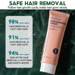 2-Pack Painless Hair Removal Cream for Sensitive Areas