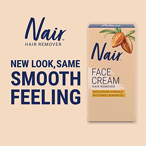 Nair Face Cream Hair Remover with Almond Oil