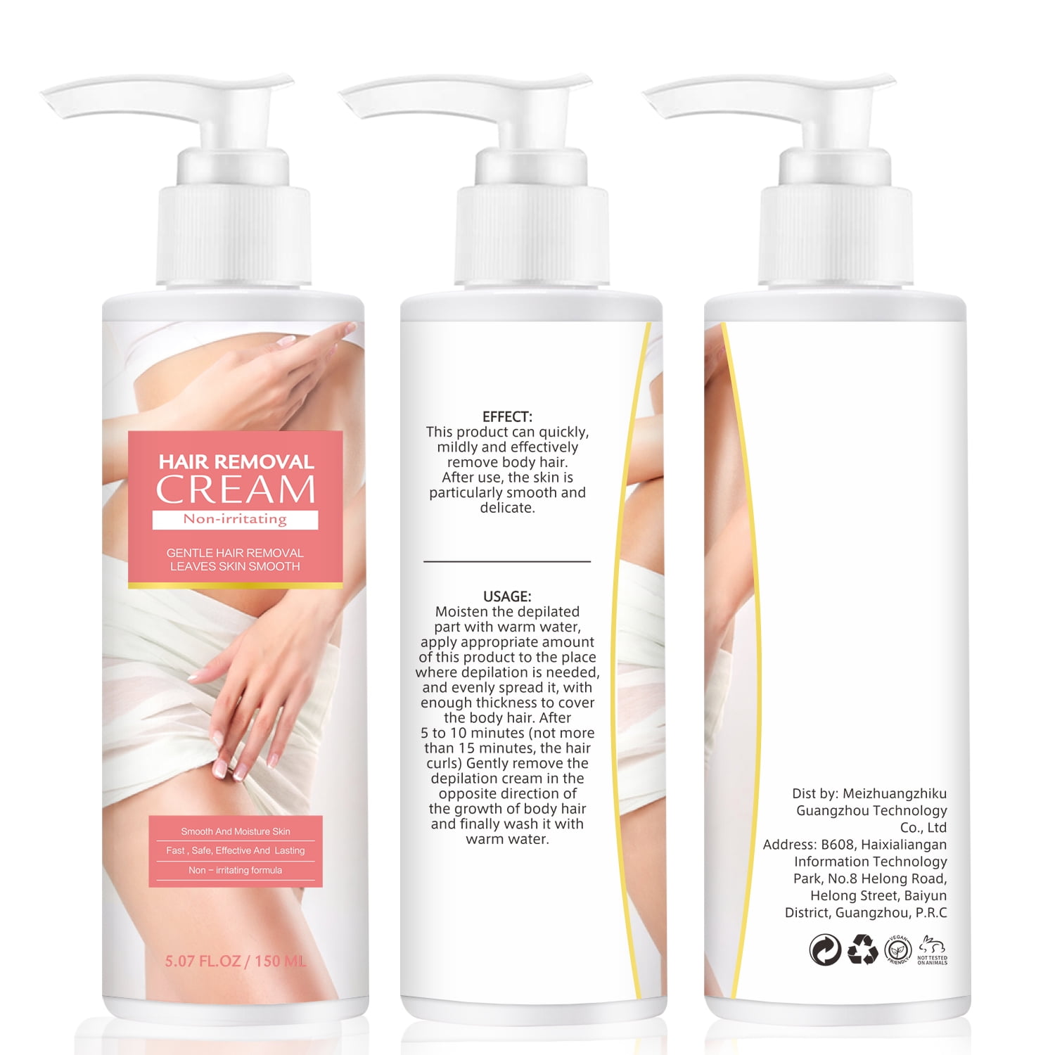 Gentle Hair Removal Cream for All Skin Types