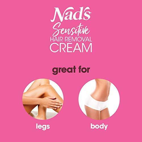 NAD'S Sensitive Hair Removal Cream, 145 ml