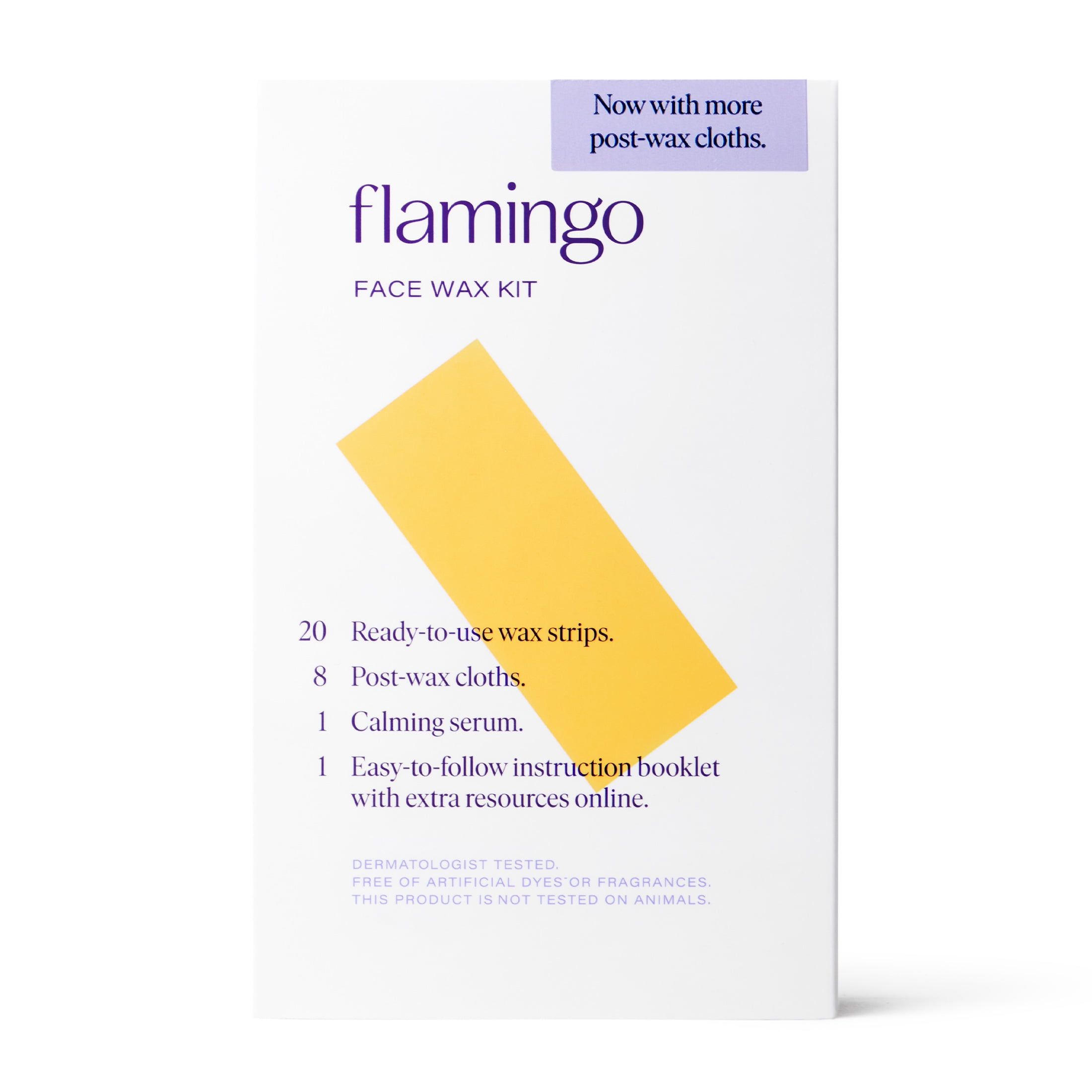 Flamingo Women's Face Wax Kit – 20 Strips